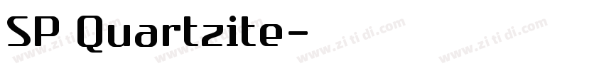 SP Quartzite字体转换